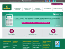 Tablet Screenshot of errepar.com
